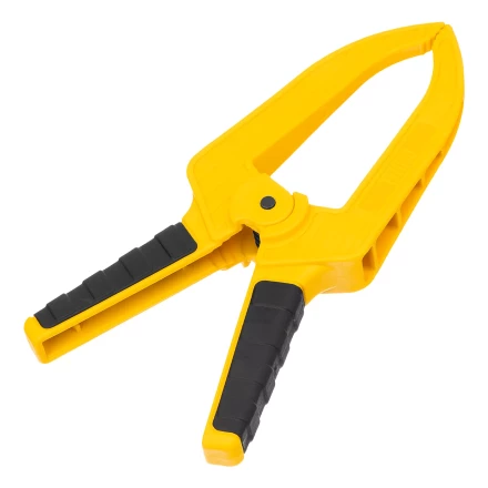 Струбцина клещеобразная Denzel, удлиненная 75 х 110 мм двухкомпонентные рукоятки, 20790 купить в Губкинске