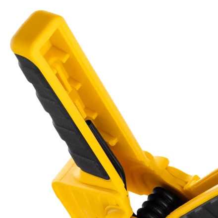 Струбцина клещеобразная Denzel, удлиненная 75 х 110 мм двухкомпонентные рукоятки, 20790 купить в Губкинске