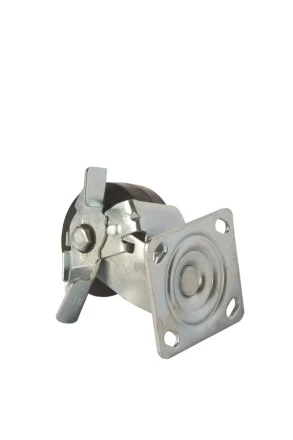 Колесо большегрузное поворотное SCdb 42 100 мм обрезиненное с тормозом (N) 1024159 купить в Губкинске