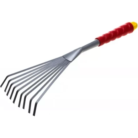 Грабельки GRINDA веерные с плоскими зубцами, из углеродистой стали с коннекторной системой, 420 мм 8-421453_z01 купить в Губкинске