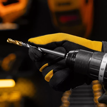 Сверло спиральное по металлу Denzel 8 x 117 мм, Р6М5, Golden Tip, 718239 купить в Губкинске