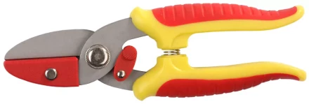 Секатор GRINDA &quot;МИНИ&quot; с 2-комп. ручками, с упорной наковальней, макс. диаметр реза - 8мм, 175мм 8-423285 купить в Губкинске