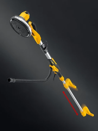 STEHER d225 мм, 500 Вт, подсветка, бесщеточная шлифовальная машина для стен (жираф), кейс (DWB-500) купить в Губкинске