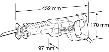 Пила сабельная Makita JR3050T купить в Губкинске