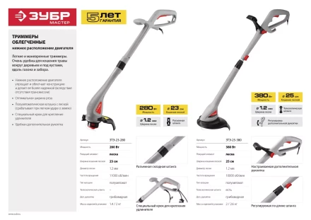 Триммер электрический ЗТЭ-23-280 серия МАСТЕР купить в Губкинске