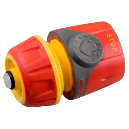 Соединитель GRINDA &quot;Premium&quot; с автостопом, пластмассовый с TPR, 1/2&quot; 8-426429 купить в Губкинске