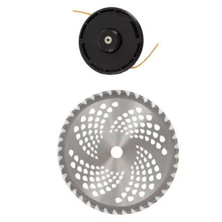 Триммер бензиновый DTL-33S, 33 см3, разъемная штанга, состоит из 2 частей Denzel 96262 купить в Губкинске