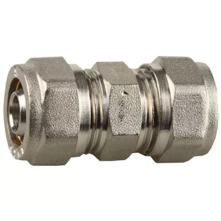 Муфта ЗУБР соединительная, цанга-цанга, 16х2,0, никель 51400-16 купить в Губкинске