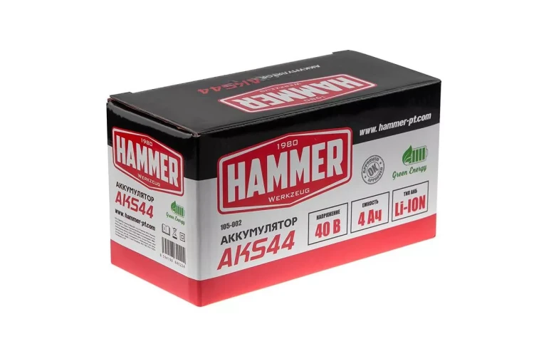 Аккумулятор HAMMER AKS44 (40В 4Ач Li-ion) купить в Губкинске