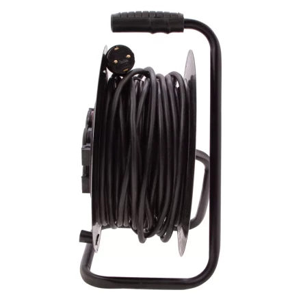 Удлинитель силовой 30 м, 16А, тип УХз16,  КГ 3 x 2.5 мм, на стальной катушке, 4 розетки Сибртех 95879 купить в Губкинске