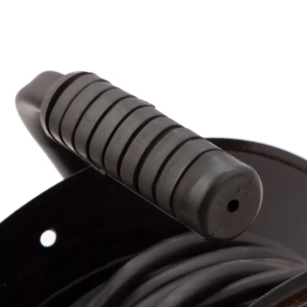 Удлинитель силовой 30 м, 16А, тип УХз16,  КГ 3 x 2.5 мм, на стальной катушке, 4 розетки Сибртех 95879 купить в Губкинске