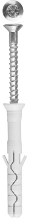 Дюбель-гвоздь ЗУБР &quot;ПРОФЕССИОНАЛ&quot; нейлоновый, потайный бортик, 8 x 100 мм, 50 шт 4-301375-08-100 купить в Губкинске