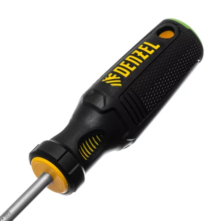 Отвертка, PZ2x100 мм, S2, 3к рукоятка Denzel 122077 купить в Губкинске