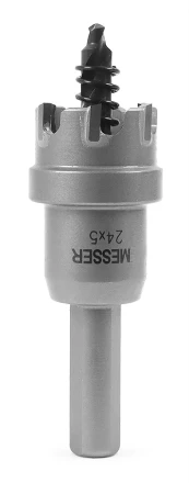 ТСТ коронка MESSER 24X5 с центрирующим сверлом и толкающей пружиной купить в Губкинске
