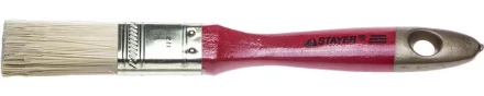 STAYER “KANEKARON-EURO”. Кисть плоская, искусственная щетина, деревянная ручка, 25мм 0106-025 купить в Губкинске