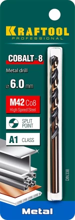 Сверла по металлу HSS-Co 29656-6 купить в Губкинске