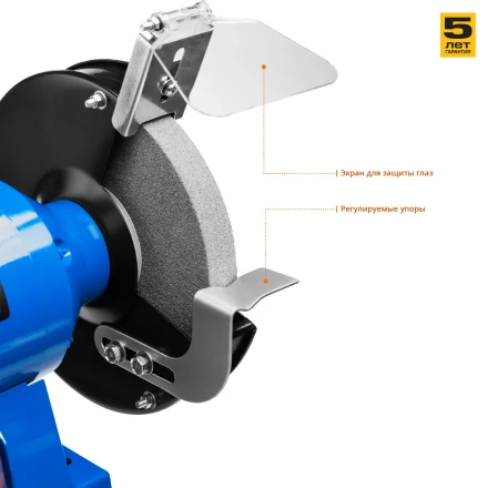 Точило с фонарем ЗТШМЭ-250-750 серия ПРОФЕССИОНАЛ купить в Губкинске