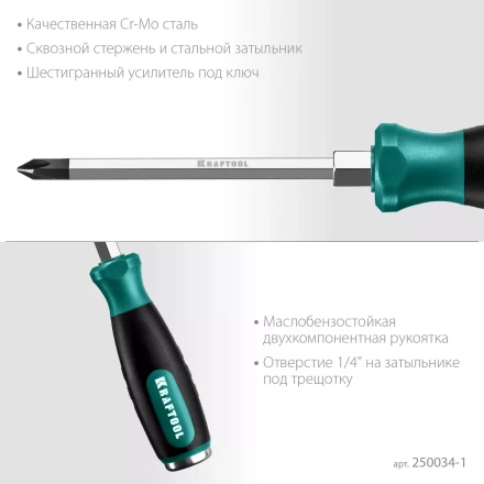 Ударные отвертки IMPACT 250034-1 купить в Губкинске