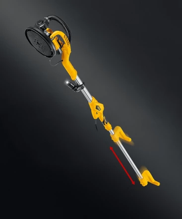 STEHER d225 мм, 800 Вт, удлиненная рукоятка, подсветка, шлифовальная машина для стен (жираф) (DWL-800) купить в Губкинске