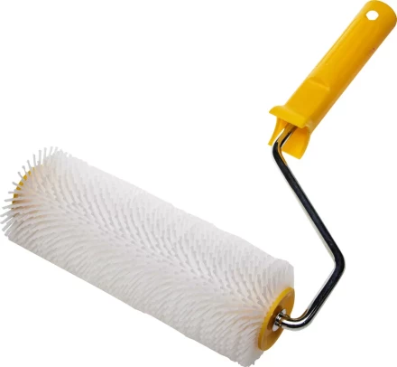 Валик игольчатый STAYER для наливных полов в сборе, пластмассовые иглы, бюгель 8мм, 75х200мм 03951-20 купить в Губкинске