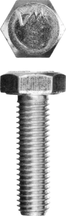 Болт ЗУБР &quot;МАСТЕР&quot; с шестигранной головкой, ГОСТ 7798-70, класс прочности 5.8, оцинкованный, M8x16мм, 5кг 303080-08-016 купить в Губкинске