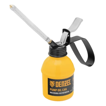 Масленка-нагнетатель, металлический корпус, 0,2 л, гибкий наконечник// Denzel 53240 купить в Губкинске