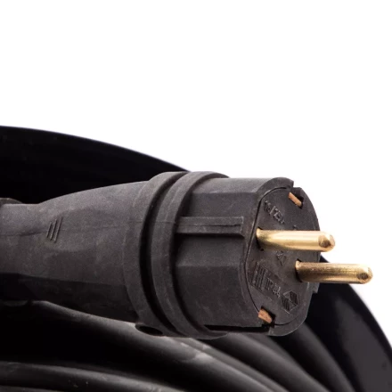 Удлинитель силовой 50 м, 16А, тип УХз16, КГ 3 x 2.5 мм, на стальной катушке, 4 розетки Сибртех 95880 купить в Губкинске