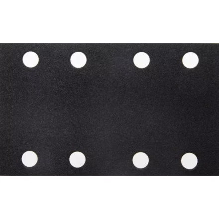 Лист шлиф. универс. URAGAN &quot;Оптимал. для тверд. пород дерева&quot; 8 отв. по линии, на липучке, для ПШМ, P100, 80х133мм, 50шт 907-22111-100-50 купить в Губкинске