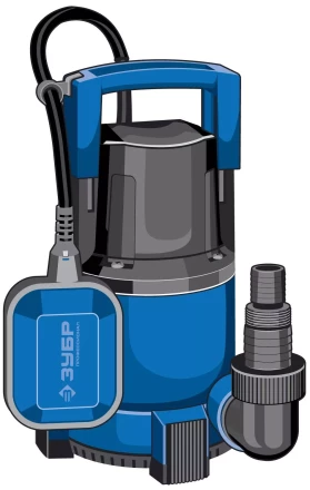 Насос ЗУБР &quot;ПРОФЕССИОНАЛ&quot; Т3 погружной дренажный для чистой воды (d пропускаемых частиц до 5мм), 750Вт, пропускная способность 210л/мин, напор 8,5м НПЧ-Т3-750 купить в Губкинске