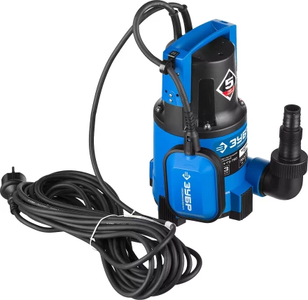Насос ЗУБР &quot;ПРОФЕССИОНАЛ&quot; Т3 погружной дренажный для чистой воды (d пропускаемых частиц до 5мм), 750Вт, пропускная способность 210л/мин, напор 8,5м НПЧ-Т3-750 купить в Губкинске