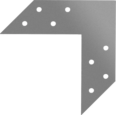 ЗУБР УС-2.0, 120 x 120 x 35 x 2 мм, угловой соединитель (31044-120) купить в Губкинске