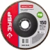 Круг шлифовальный ЗУБР &quot;МАСТЕР&quot; лепестковый торцевой, зерно-электрокорунд нормальный, тип КЛТ 1, P80, 150х22,2мм 36593-150-80 купить в Губкинске