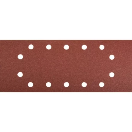 Лист шлифовальный ЗУБР &quot;МАСТЕР&quot;, 14 отверстий, для ПШМ на зажимах, Р180, 115х280мм, 5шт 35594-180 купить в Губкинске