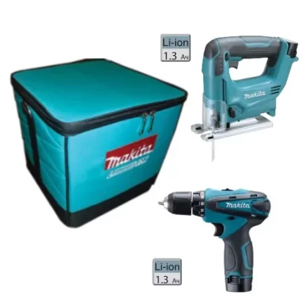Набор Makita DK1475X3 (Дрель DF330DZ + Лобзик JV100DZ) купить в Губкинске