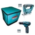 Набор Makita DK1475X3 (Дрель DF330DZ + Лобзик JV100DZ) купить в Губкинске