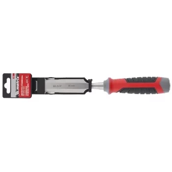 Долото-стамеска 26 мм 60 CrV трехкомпонентная обрезиненная рукоятка MATRIX 24761 купить в Губкинске