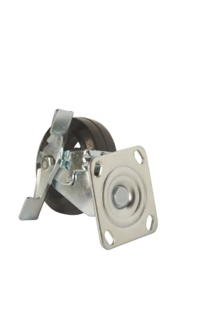 Колесо большегрузное поворотное SCdb 55 125 мм обрезиненное с тормозом (N) 1024160 купить в Губкинске