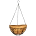 Кашпо подвесное с декором, с кокосовой корзиной, диаметр, 30 см Palisad 690108 купить в Губкинске
