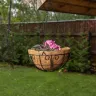 Кашпо подвесное с декором, с кокосовой корзиной, диаметр, 30 см Palisad 690108 купить в Губкинске