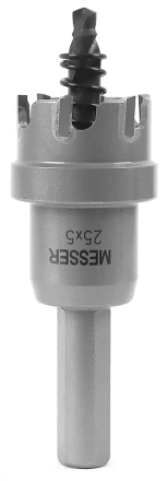 ТСТ коронка MESSER 25X5 с центрирующим сверлом и толкающей пружиной купить в Губкинске