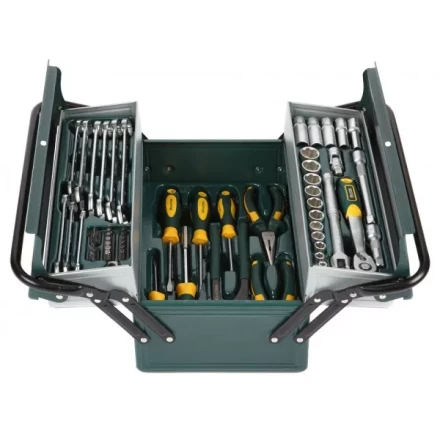 Набор KRAFTOOL &quot;INDUSTRIE&quot; Слесарно-монтажный инструмент, 59 предметов 27978-H59 купить в Губкинске