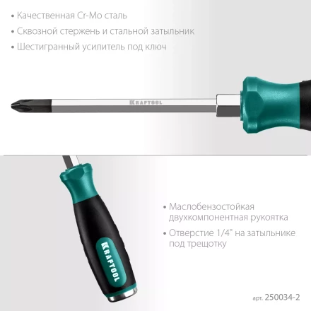 Ударные отвертки IMPACT 250034-2 купить в Губкинске