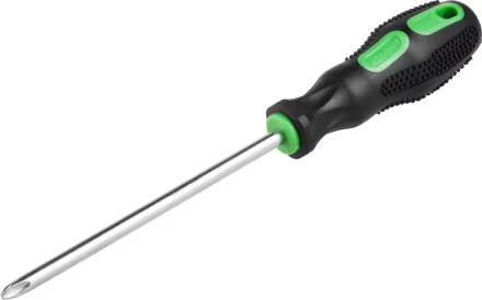 Отвертка URAGAN c двухкомпонентной рукояткой, PH3 x 150мм 25076-3-15_z01 купить в Губкинске