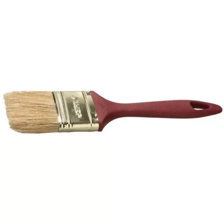 Кисть плоская ЗУБР "УНИВЕРСАЛ-МАСТЕР" "КП-11", натуральная щетина, пластмассовая ручка, 50мм 4-01011-050 купить в Губкинске
