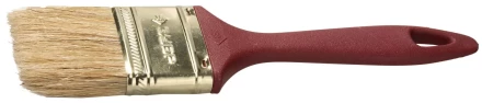 Кисть плоская ЗУБР "УНИВЕРСАЛ-МАСТЕР" "КП-11", натуральная щетина, пластмассовая ручка, 50мм 4-01011-050 купить в Губкинске