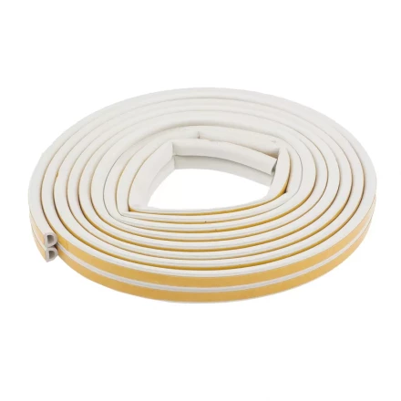 Уплотнитель 24 м профиль &quot;D&quot; белый СИБРТЕХ 93836 купить в Губкинске