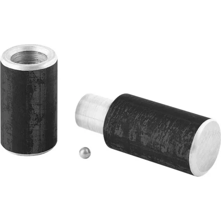 Петля гаражная с шаром D 32 x 160 мм 2 шт Россия Сибртех 920113 купить в Губкинске