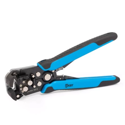 Автоматический многофункциональный стриппер КВТ WS-12 «Ягуар» для снятия изоляции с проводов 0.05–10 мм (69476) купить в Губкинске