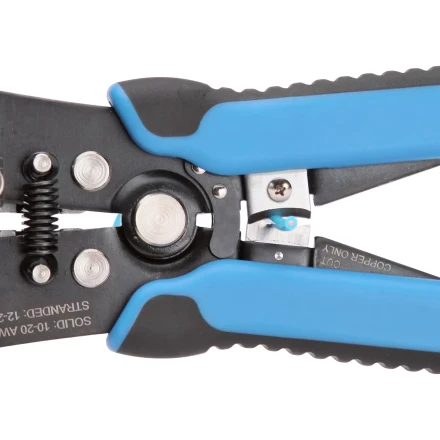 Автоматический многофункциональный стриппер КВТ WS-12 «Ягуар» для снятия изоляции с проводов 0.05–10 мм (69476) купить в Губкинске