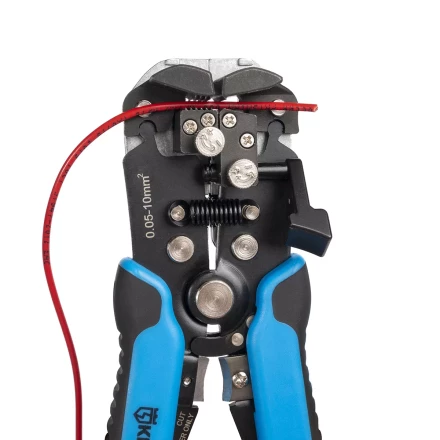 Автоматический многофункциональный стриппер КВТ WS-12 «Ягуар» для снятия изоляции с проводов 0.05–10 мм (69476) купить в Губкинске